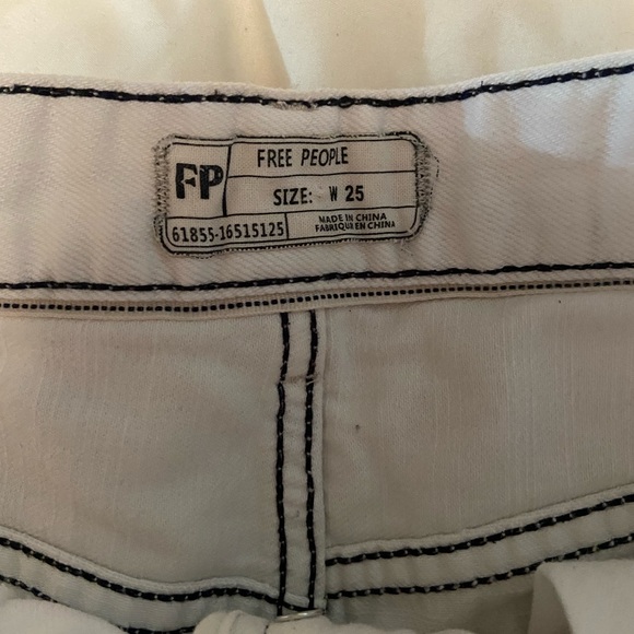 Free people white shorts - Picture 3 of 3